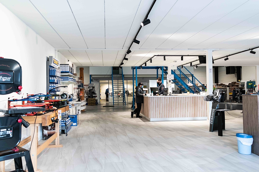overzichtelijke winkel